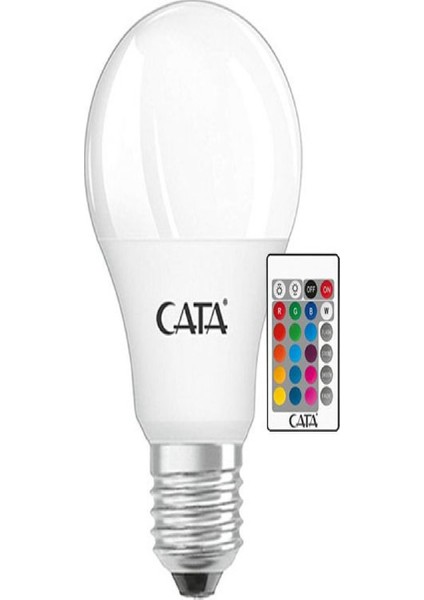 LED Ampul Uzaktan Kumandalı Rgb 9W E27 Beyaz Işık CT-4058-B Beyaz Işık E27 LED Ampul 9 Watt Var A'da