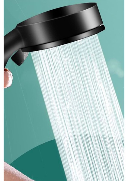 Turbo Yüksek Basınçlı Ultra Siyah Ayarlanabilir Fonksiyonlu Spa El Duş Başlığı Duş Başlığı Siyah Pla fiyatları