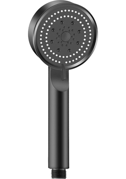 Turbo Yüksek Basınçlı Ultra Siyah Ayarlanabilir Fonksiyonlu Spa El Duş Başlığı Duş Başlığı Siyah Pla