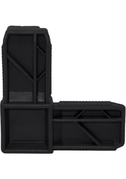 1.kalite Pvc Sineklik Köşe Takozu (Siyah) Pvc Kapı Sineklik Köşe Aparatı 4 Adet 17X25 Akordiyon