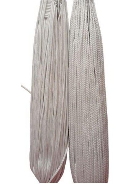 3 mm Iskota Halat 25 M - Ipek Halat - Bayrak Ipi Yüksek Kalite Gri