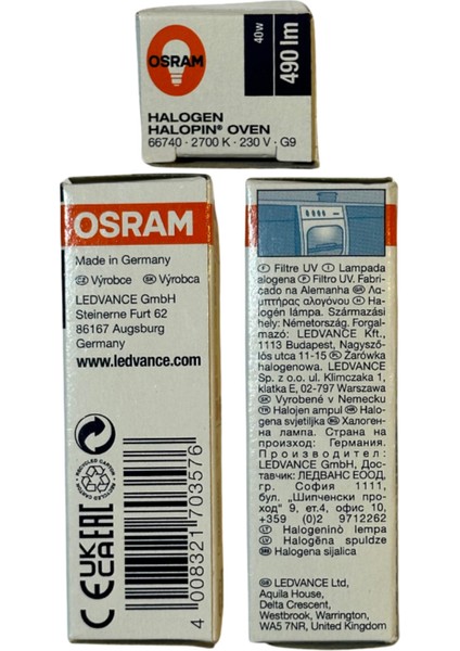 Halopin Oven 40W 2700K (Sarı Işık) G9 Duylu Halojen Fırın Ampulü Tekli Sarı Işık G9 Halogen Ampul 40 modelleri