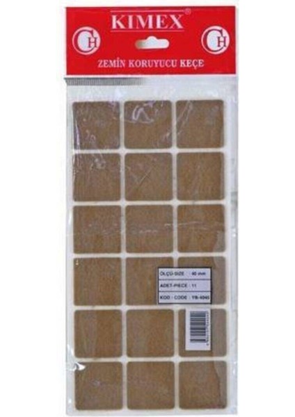 Zemin Koruyucu Yapışkan Keçe Keçeler Krem