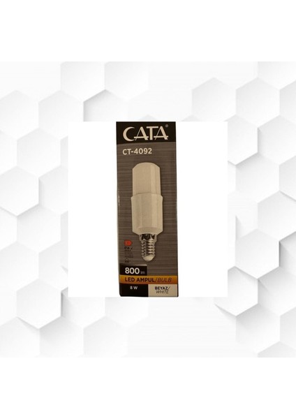 9 Watt E14 Duylu LED Ampul CT-4092 Beyaz Işık Tekli Beyaz Işık E14 LED Ampul 8 Watt Yok A'dan G'ye F fiyatları