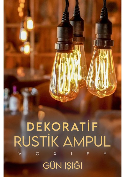Dekoratif Retro Rustik Ampül E27 Standart Duy 220V Avize Aplik Ev Cafe Aplik Abajur Tavan Ampülü Tek fiyatları