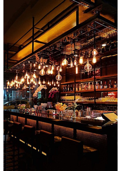 Dekoratif Retro Rustik Ampül E27 Standart Duy 220V Avize Aplik Ev Cafe Aplik Abajur Tavan Ampülü Tek indirimleri