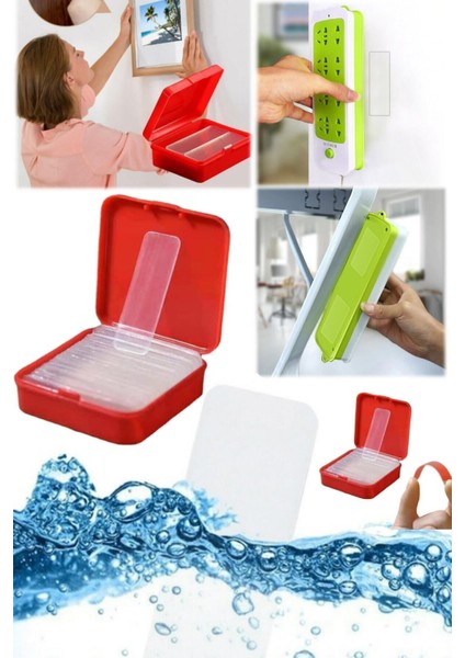 Çivisiz 60 Parça Duvar Yapışkanı Kendinden Yapışkanlı Iki Taraflı Su Geçirmez Etiket Ev Iz Bırakmaz indirimleri