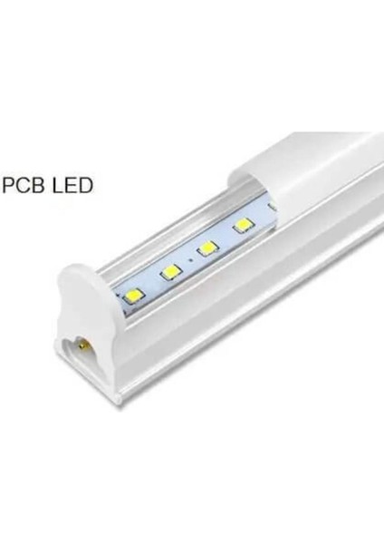 16W T5 Ledli Bant Armatür ( Beyaz ) Gün Işığı B22 LED Ampul 16 Watt Yok Beyaz fırsatları