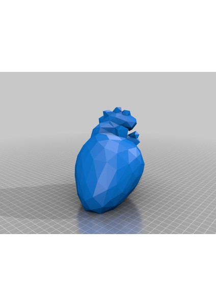 BYR3D Düşük Poli Kalp Modeli T1228829 Sadece Plastik Aparattır fiyatları