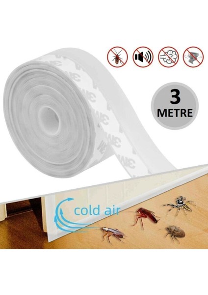 5 Metre Kapı Altı Bandı Pencere Rüzgar Önleyici Soğuk Kesici Toz Böcek Geçirmez Izolasyon Bant Bantı indirimleri
