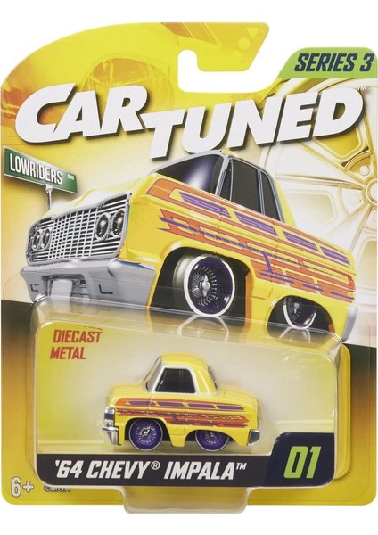 Cartuned S3 1964 Chevy Impala - Sarı Lowrider Araba