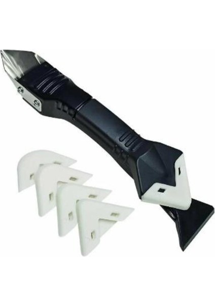 Derz Kazıyıcı Fayans Derz Dolgu Kazıma Aparatı ve Uygulayıcı 5 Parça Silikon Çekme Uygulama No Color