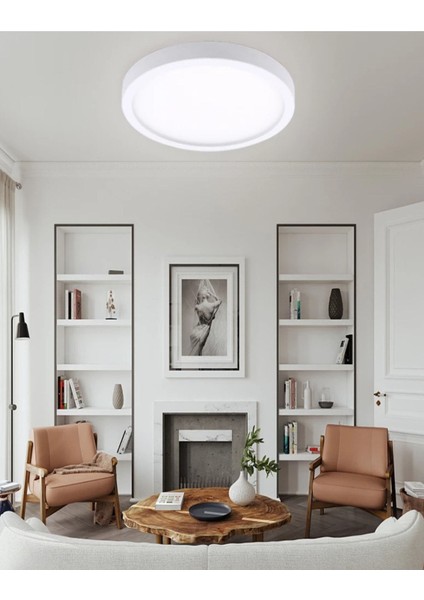 LED Tavan Glop Banyo-Balkon-Tuvalet (Wc) Aydınlatması Lamba Armatür Tavan Aplik 6500K Beyaz