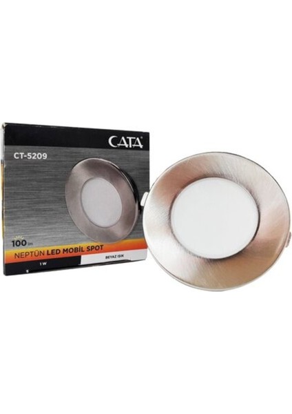 2W Beyaz Koridor Merdiven Armatürü Yok Gün Işığı LED 1 Watt Tr