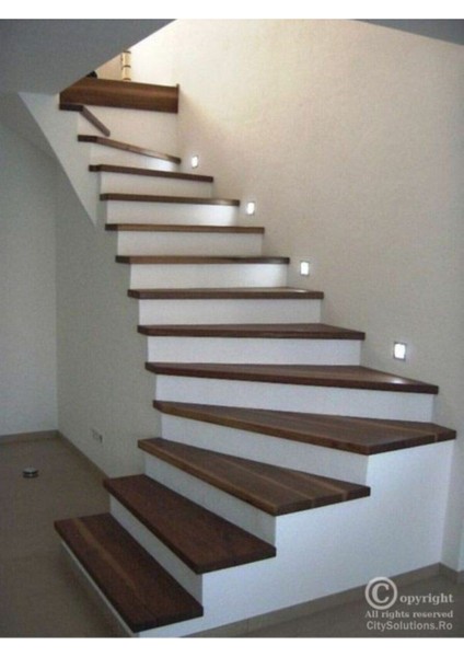 Kare Beyaz Işık Sensörsüz LED Spot Merdiven Armatürü fiyatları