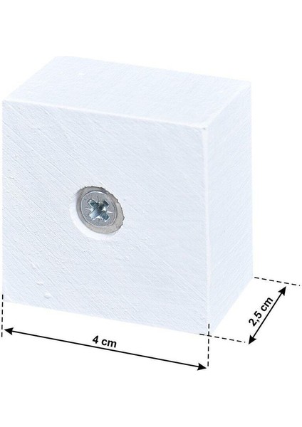 Mobilya Sandalye Masa Ünite Kanepe Koltuk Ahşap Ayak Yükseltici Ağaç Takoz Boy 25 mm En 4x4 cm Mobil