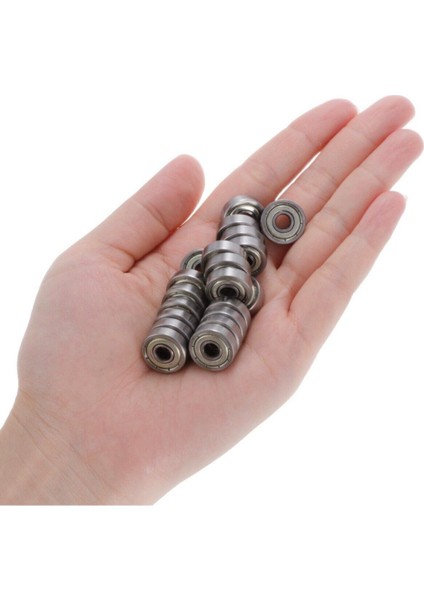 Metal Mühürlü Çok Amaçlı Bilye Rulman - 5X16X5 Ölçülerinde 20 Adet 625ZZ Rulman Metal