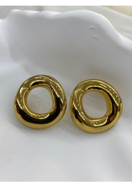 316L Çelik Gold Renk Vıp Küpe fiyatları