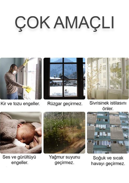 Kapı Pencere Izolasyon Bandı Rüzgar Toz Önleyici Yalıtım Bant Ses Isı Gürültü Geçirmez Silikon Şerit