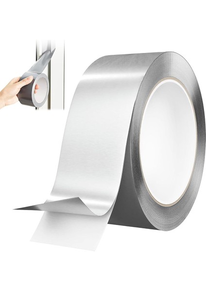 Alüminyum Bant 4 Metre Ocak Tezgah Kenarı Yapışkanlı Bant Isı Yalıtımlı Boşluk Kapatıcı Kalın Bant I