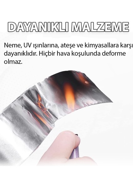 Alüminyum Bant 4 Metre Ocak Tezgah Kenarı Yapışkanlı Bant Isı Yalıtımlı Boşluk Kapatıcı Kalın Bant I