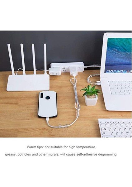 Kablo Düzenleme Sabitleme Kablo Organizer Sabitleyici Tutucu Şeffaf Klips 20LI Düzenleyici modelleri