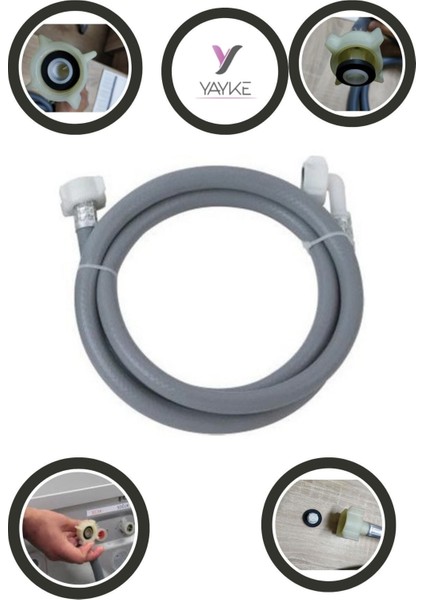 Çamaşır/bulaşık Makinesi Temiz Su Giriş Hortumu (5 Metre) Tesisat Malzemeleri Tr modelleri