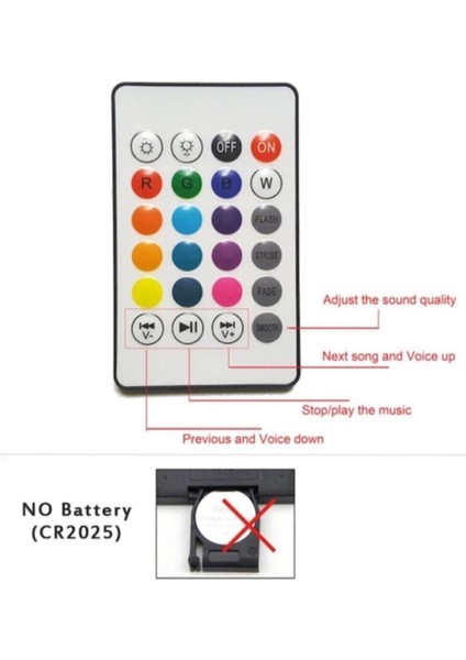 WN-1156 - Rgb Bluetooth Hoparlör LED Ampul (Müzik Çalma, Dim, Uzaktan Kumandalı) Cool White E27 LED indirimleri