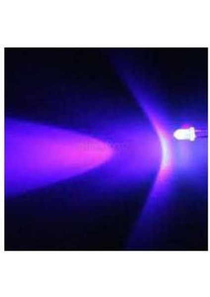 20 Adet 5mm Uv LED Kristal Mor Işık Ultraviyole 390-410NM Arduino Beyaz Işık B15 LED Ampul 0,3 Watt fiyatları