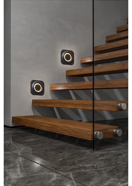 Koridor Basamak Merdiven Kare Spot Lamba AYDINLATMA8CM x 8cm (Gün Işığı) Yok Gün Işığı LED 5 Watt 18 fiyatları