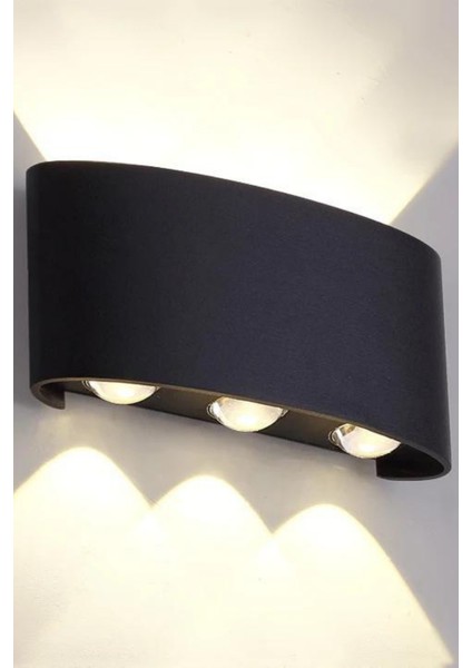 LED Dış Mekan Duvar Lambası Günışığı Çift Yönlü Dekoratif Bahçe Duvar Aydınlatması 10 W LED Aplik Yo modelleri