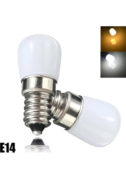 2 Watt LED Buzdolabı Ampulü 6400K Beyaz Tekli Beyaz Işık E14 LED Ampul 2 Watt Yok fiyatları