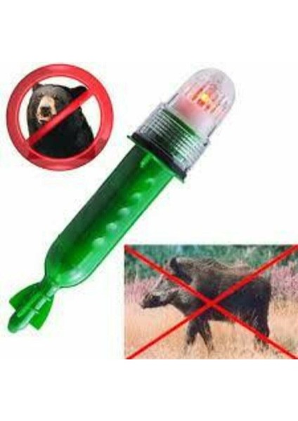 Domuz Ayı Yabani Hayvan Kovucu Ağ Lambası Yüksek Işık Rengarenk Flasör GP-140 Yok Beyaz Işık LED 1 W modelleri