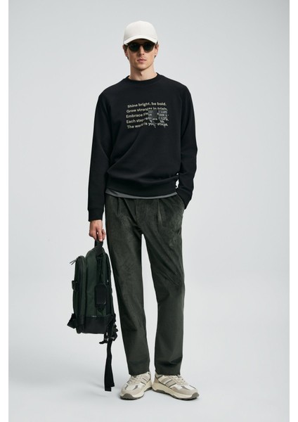 Shadow Erkek Sweatshirt 112030174 Siyah