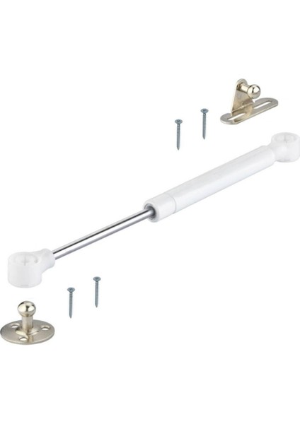 100 N Gazlı Amortisör Piston Kalkar Dolap Kapakları Için 27 cm Beyaz Mobilya Makasları Beyaz