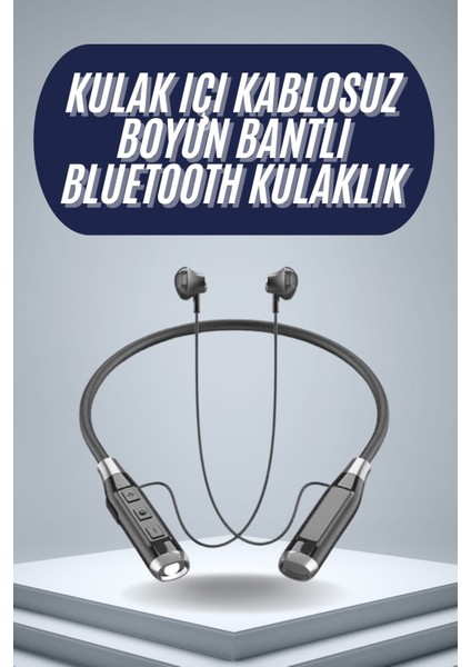 Resveq 120 Saat Bluetooth Kulaklık Kablolu Boyun Askılı Sd Kart Girişli Anc Özellikli