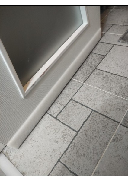 5 Adet Oluklu Kapı Altı Eşik Süngeri Soğuk Kesici Toz Rüzgar Önleyici Yalıtım Strafor Kapı Altı Gara