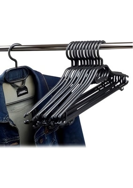 24 Adet Elbise Askısı, Kravat, Kemer, Şal, Pantalon, Etek, Bornoz, Çocuk Askısı, Çok Işlevli Askı Si