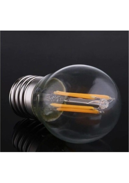 G45 Şeffaf Cam E27 Mini LED Ampul - 6500 Kelvin Beyaz Tekli Beyaz Işık E27 LED Ampul 0 - 250 Watt Yo indirimleri