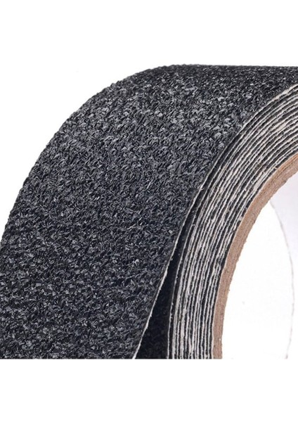 2.5 cm x 5 Metre Merdiven Zemin Kaydırmaz Bant, Yapışkanlı Kaymaz Bant Siyah Çift Taraflı Bant Siyah fiyatları