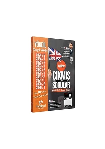 Yökdil Sosyal Çıkmış Sorular Tamamı Video Çözümlü + Yapışkanlı Not Kağıdı