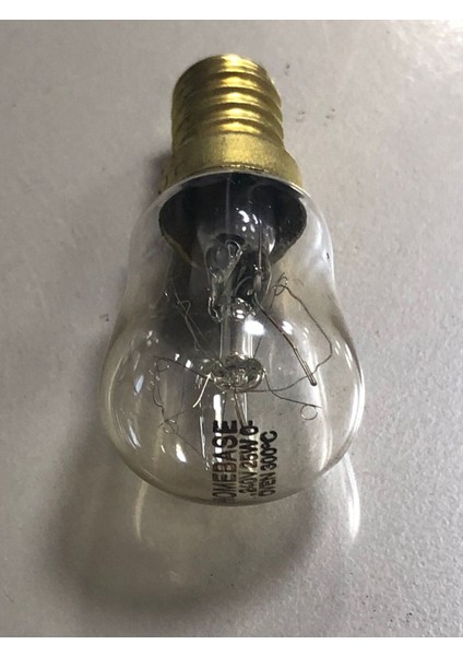 2 Adet Fırın Ampülü E 14 25W 300° 2'li Gün Işığı E14 Halogen Ampul 25 Watt Var A'dan G'ye F DCC6707 fiyatları