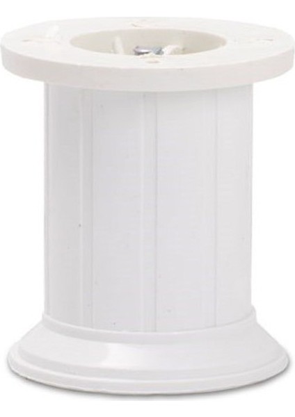 8 cm Beyaz Ayarlanabilir Jumbo Ayak Tv Ünitesi, Koltuk, Dolap Ayağı, Mobilya Yükseltici Beyaz Tekli