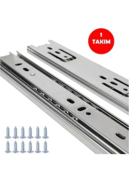 50CM Çekmece Rayı Çekmece Kızağı Mobilya Rayı Çekmece Rayları Bej Tr