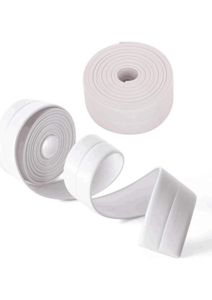 Su Sızdırmaz Geçirmez Beyaz Bant Lavabo Küvet Kenar Mutfak Banyo Tamir Bandı