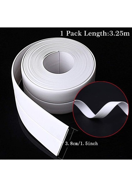 Su Sızdırmaz Geçirmez Beyaz Bant Lavabo Küvet Kenar Mutfak Banyo Tamir Bandı indirimleri