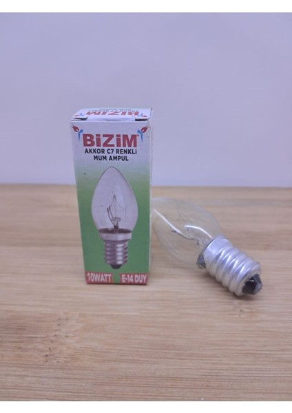 Gece Lambası Buzdolabı Fırın Ampulü Tuz Lambası Ampulü E-14 10 Watt Mum Ampul Tekli Sarı Işık E14 M