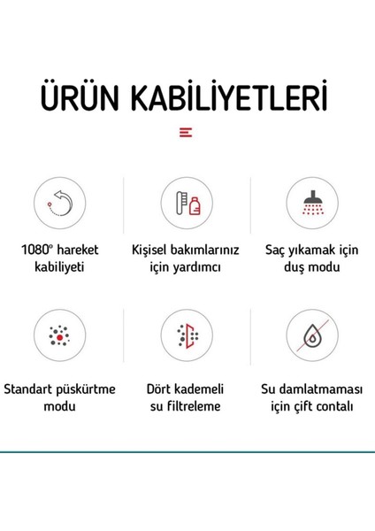 Hareketli Musluk Başlığı | 1080 Derece Dönen Musluk Başlığı | Dönebilen Musluk Başlığı | Musluk Ucu fiyatları