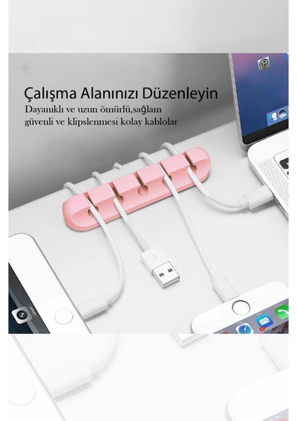 Yapışkanlı Sabitleyici Kablo Düzenleyici Kırmızı Kablo Tutucu Toparlayıcı Ev Ofis Duvar Cam 3 Adet O fiyatları