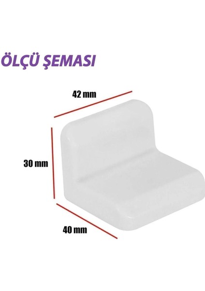 8 Adet Mobilya Eşya Dolap Askı Elemanı Montaj Bağlantı Sabitleme Sabitleyici Demiri Beyaz Mobilya Ba fiyatları